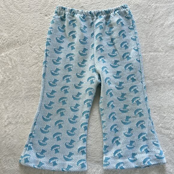 Health-Tex Vintage Blue mushroom Pants Girls Size 18 Months - Picture 1 of 6